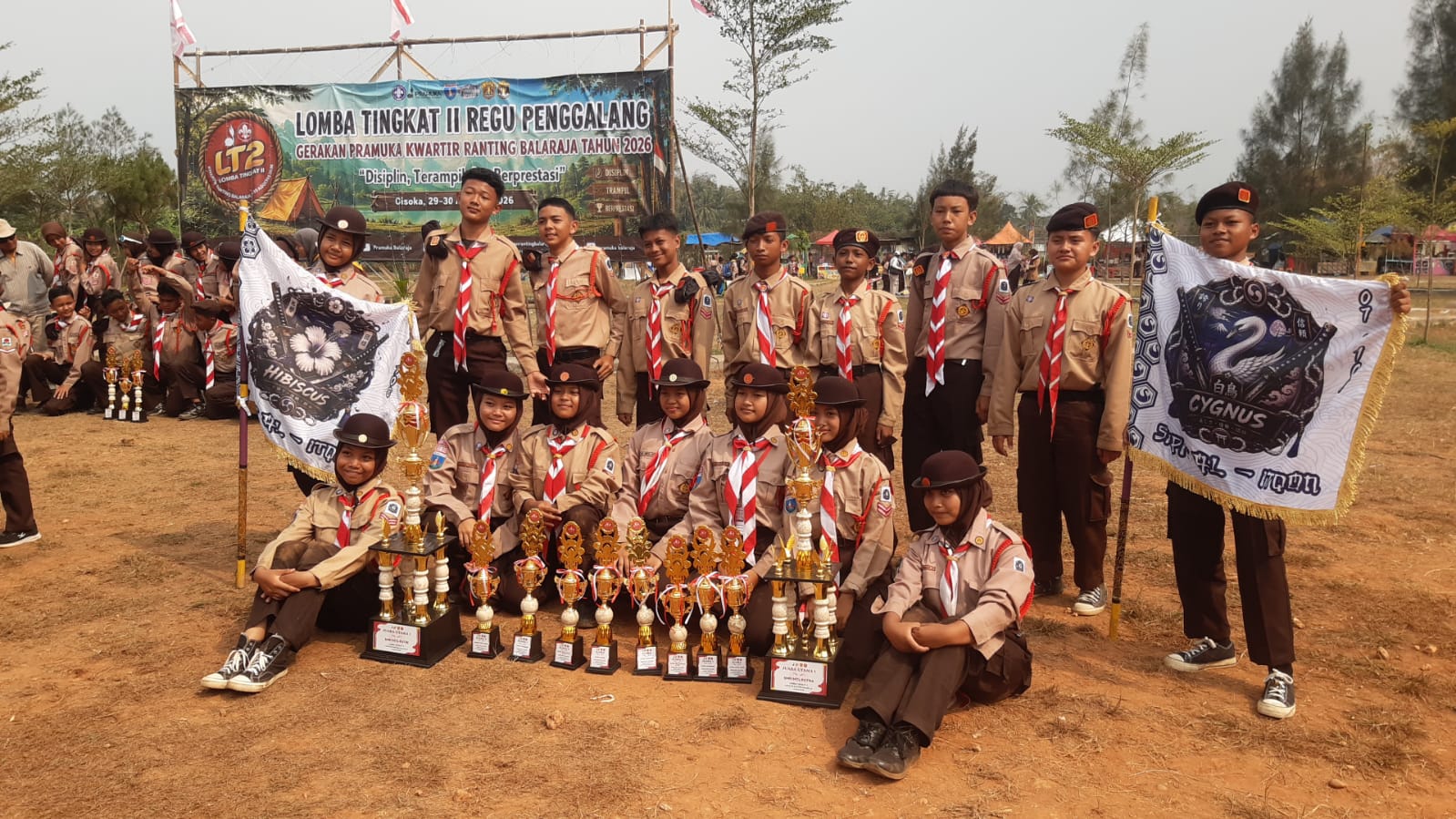 SMPIT AL ITQON JUARA UMUM PUTRA DAN PUTRI DALAM LOMBA TINGKAT II REGU PENGGALAN DI CISOKA PADA TANGGAL 29-30 AGUSTUS 2026